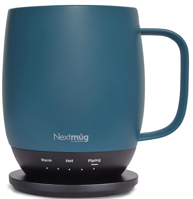 Nextmug - Temperature-Controlled, Self-Heating Coffee Mug (Violet - 14 oz.)