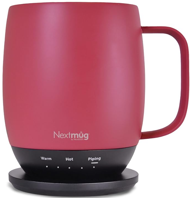 Nextmug - Temperature-Controlled, Self-Heating Coffee Mug (Violet - 14 oz.)
